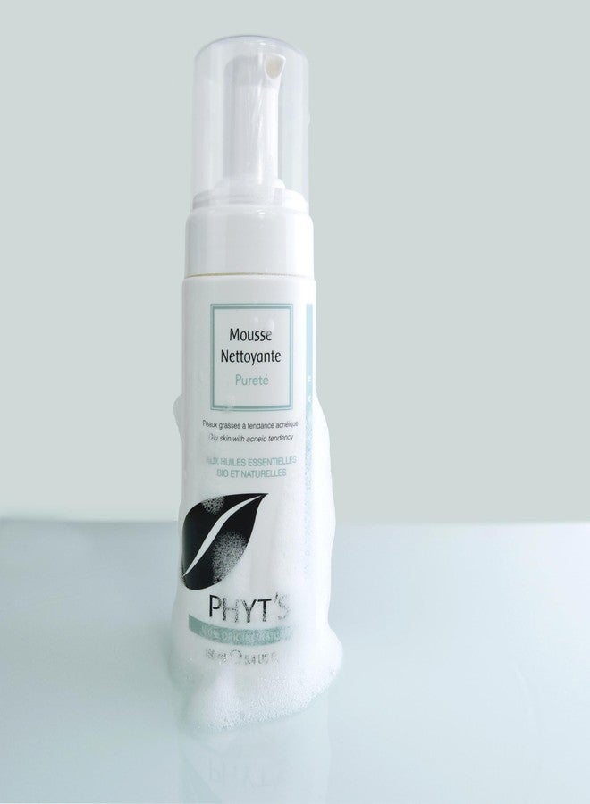 Phyt's Purity Cleansing Foam - Face Wash with Essential Oils - Soap-Free Face Cleanser with Astringent and Purifying Plant Extracts - 5.4 oz - Image 3